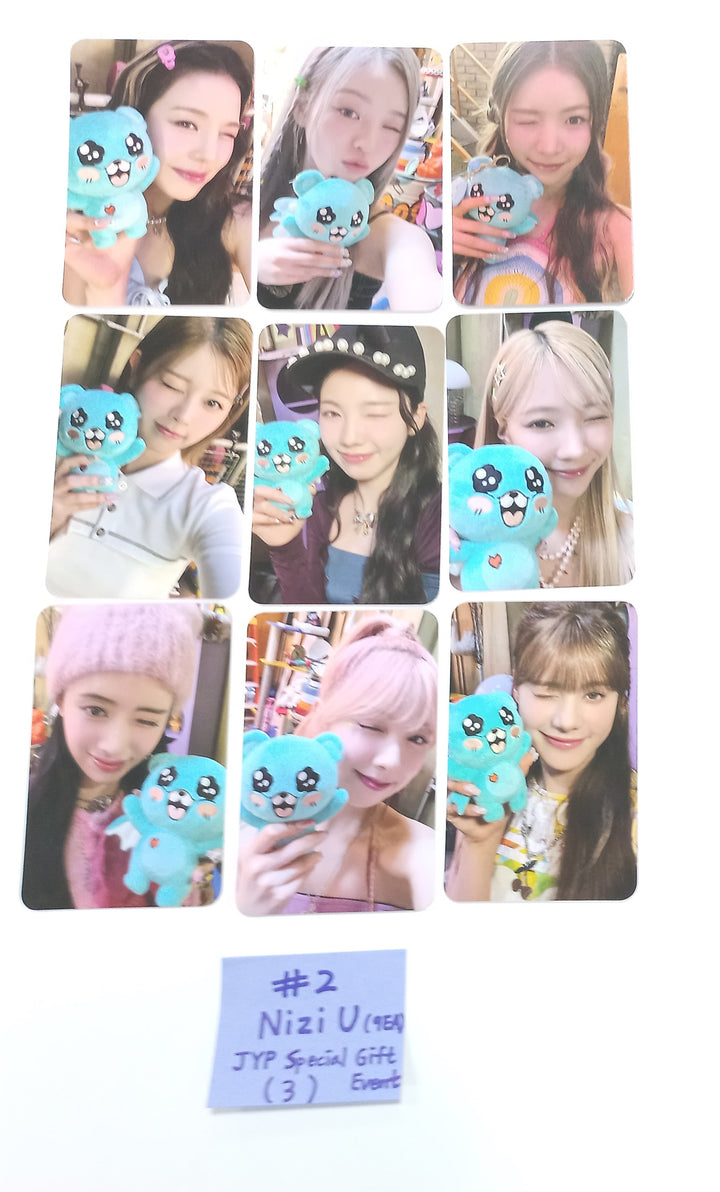 NiziU "Press Play" KOREA 1st Single Album - JYP Shop Special Gift Event Photocards Set (9EA) [24.1.30] - HALLYUSUPERSTORE
