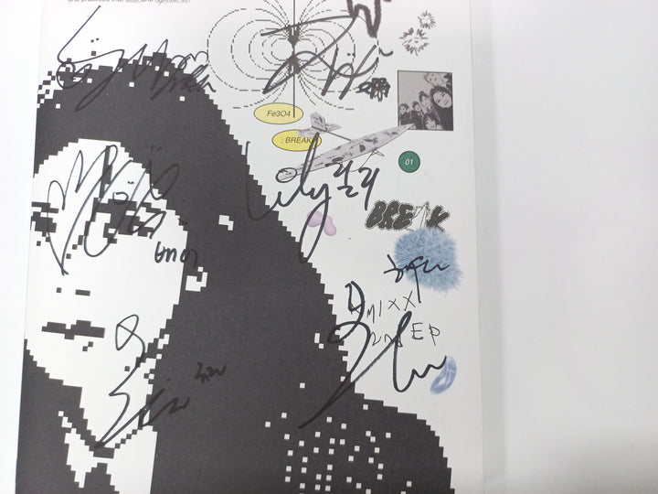 NMIXX "Fe3O4: Break" - Hand Autographed(Signed) Promo Album [24.1.30] (Restocked 1/30) - HALLYUSUPERSTORE