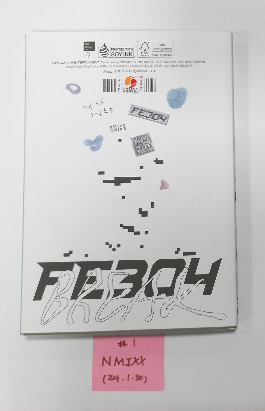 NMIXX "Fe3O4: Break" - Hand Autographed(Signed) Promo Album [24.1.30] (Restocked 1/30) - HALLYUSUPERSTORE