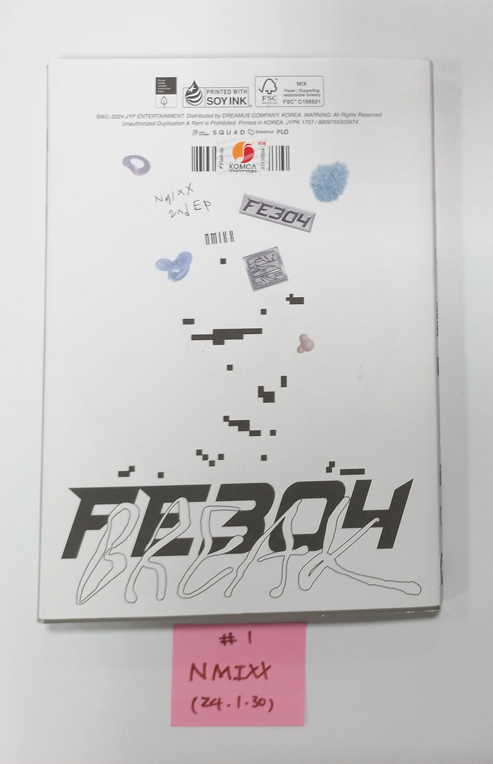 NMIXX "Fe3O4: Break" - Hand Autographed(Signed) Promo Album [24.1.30] (Restocked 1/30) - HALLYUSUPERSTORE