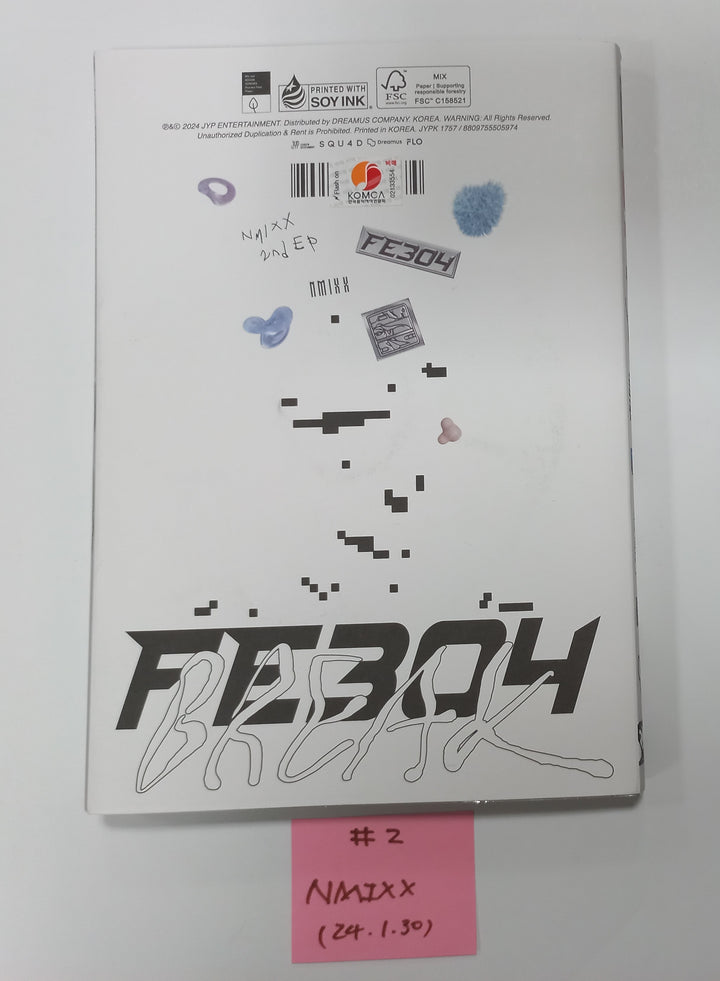 NMIXX "Fe3O4: Break" - Hand Autographed(Signed) Promo Album [24.1.30] (Restocked 1/30) - HALLYUSUPERSTORE