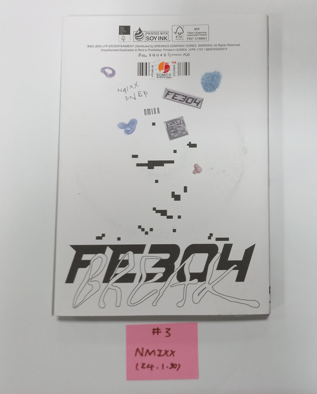 NMIXX "Fe3O4: Break" - Hand Autographed(Signed) Promo Album [24.1.30] (Restocked 1/30) - HALLYUSUPERSTORE