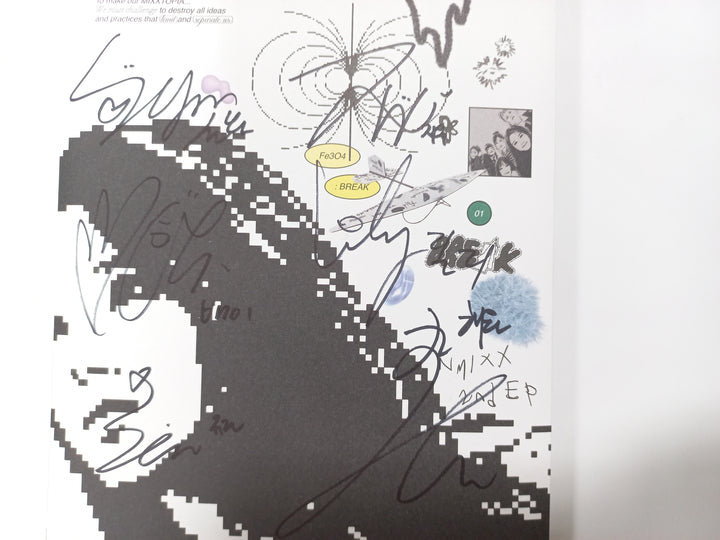 NMIXX "Fe3O4: Break" - Hand Autographed(Signed) Promo Album [24.1.30] (Restocked 1/30) - HALLYUSUPERSTORE