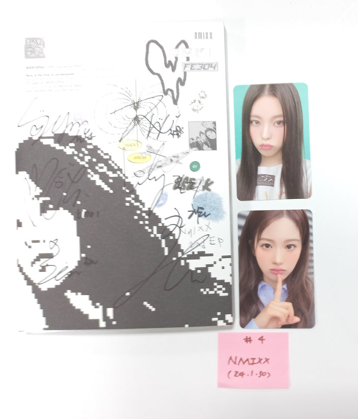 NMIXX "Fe3O4: Break" - Hand Autographed(Signed) Promo Album [24.1.30] (Restocked 1/30) - HALLYUSUPERSTORE