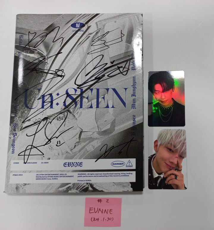 EVNNE "Un: SEEN" - Hand Autographed(Signed) Promo Album [24.1.30] - HALLYUSUPERSTORE