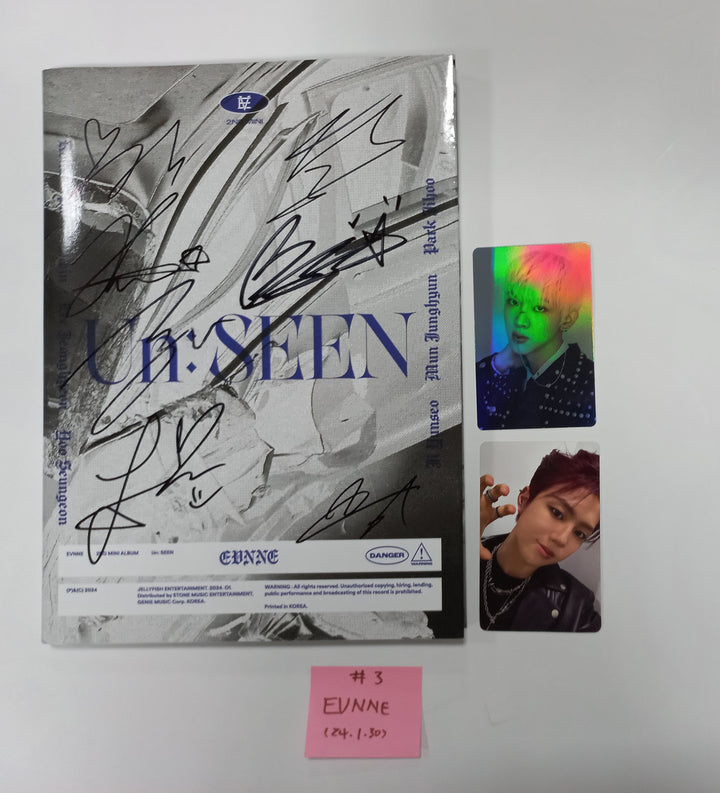 EVNNE "Un: SEEN" - Hand Autographed(Signed) Promo Album [24.1.30] - HALLYUSUPERSTORE