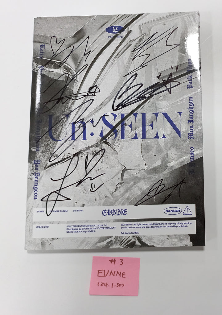 EVNNE "Un: SEEN" - Hand Autographed(Signed) Promo Album [24.1.30] - HALLYUSUPERSTORE