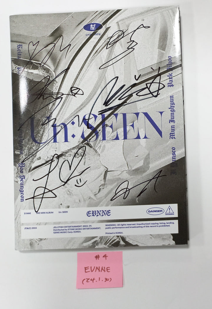 EVNNE "Un: SEEN" - Hand Autographed(Signed) Promo Album [24.1.30] - HALLYUSUPERSTORE