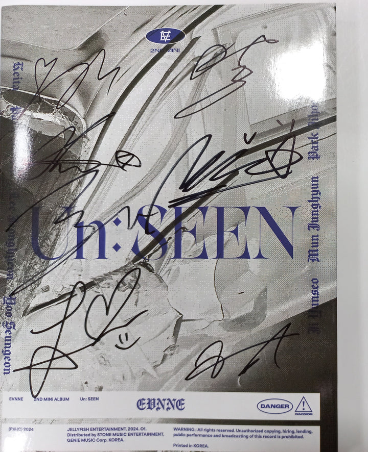 EVNNE "Un: SEEN" - Hand Autographed(Signed) Promo Album [24.1.30] - HALLYUSUPERSTORE