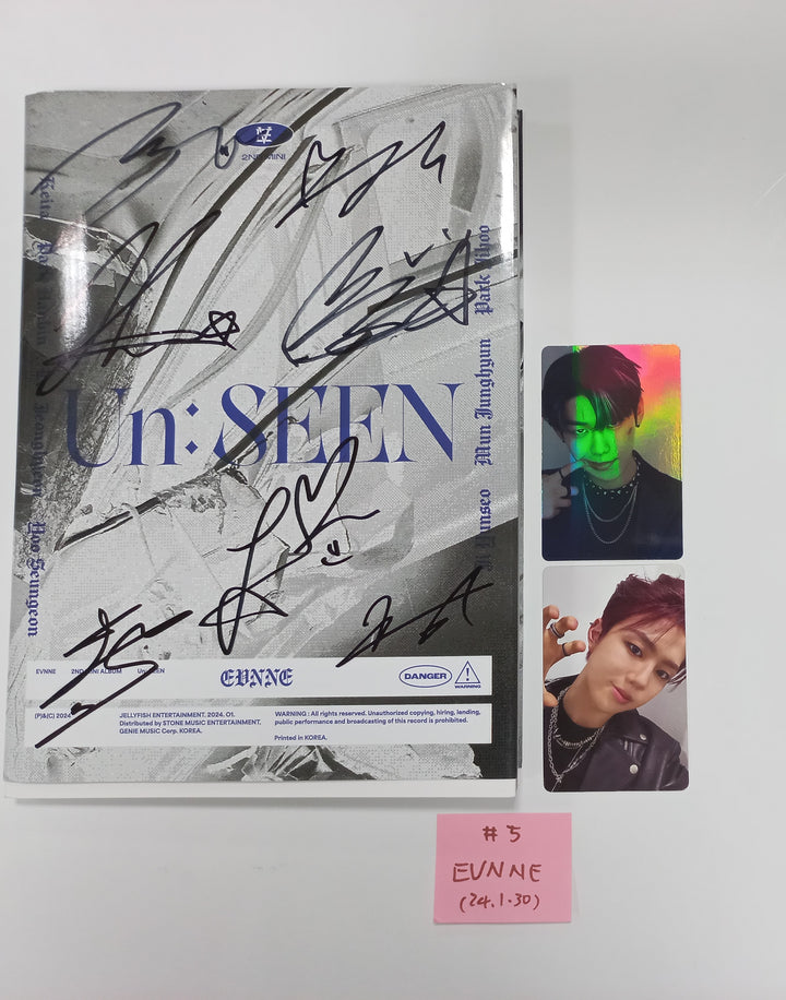 EVNNE "Un: SEEN" - Hand Autographed(Signed) Promo Album [24.1.30] - HALLYUSUPERSTORE
