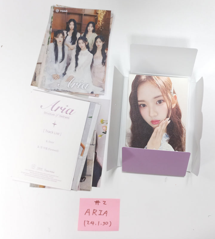 TripleS "Aria" - Hand Autographed(Signed) Promo Album [24.1.30] - HALLYUSUPERSTORE