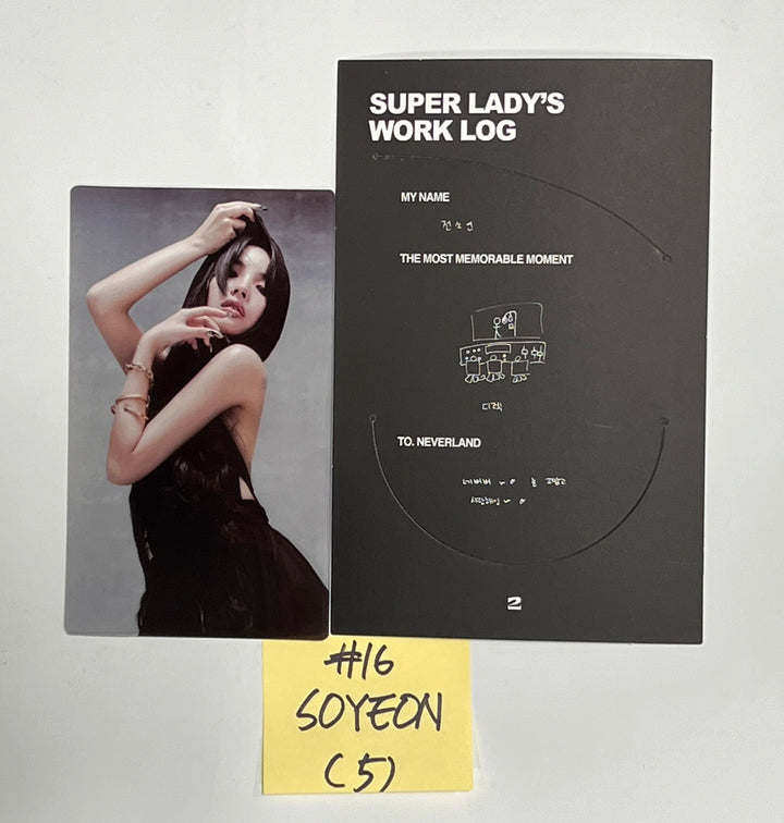 (g) I-DLE "2" 2nd Full Album - Official Photocard, Film Photocard &amp; Message Card [24.1.30] - HALLYUSUPERSTORE