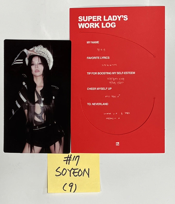 (g) I-DLE "2" 2nd Full Album - Official Photocard, Film Photocard &amp; Message Card [24.1.30] - HALLYUSUPERSTORE