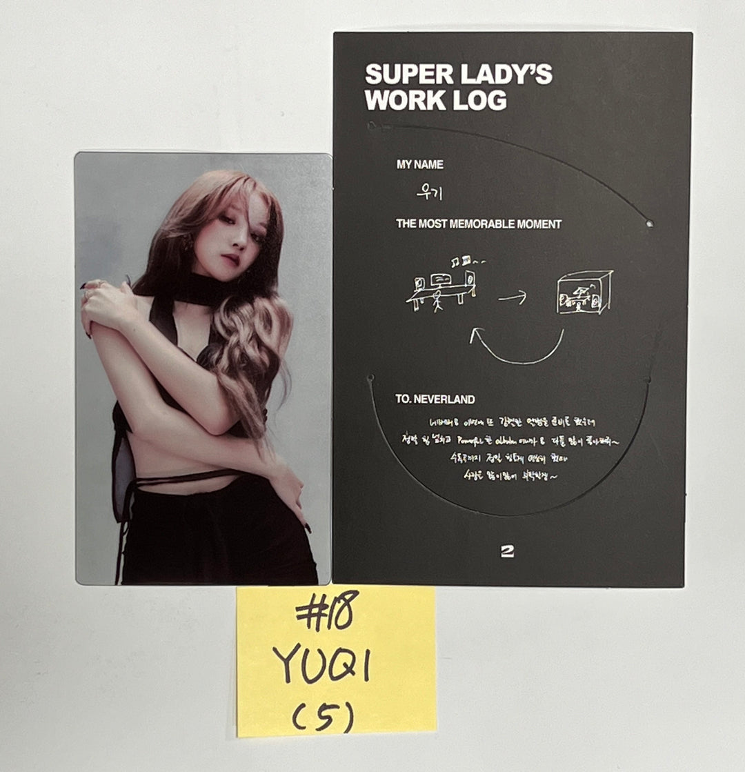 (g) I-DLE "2" 2nd Full Album - Official Photocard, Film Photocard &amp; Message Card [24.1.30] - HALLYUSUPERSTORE