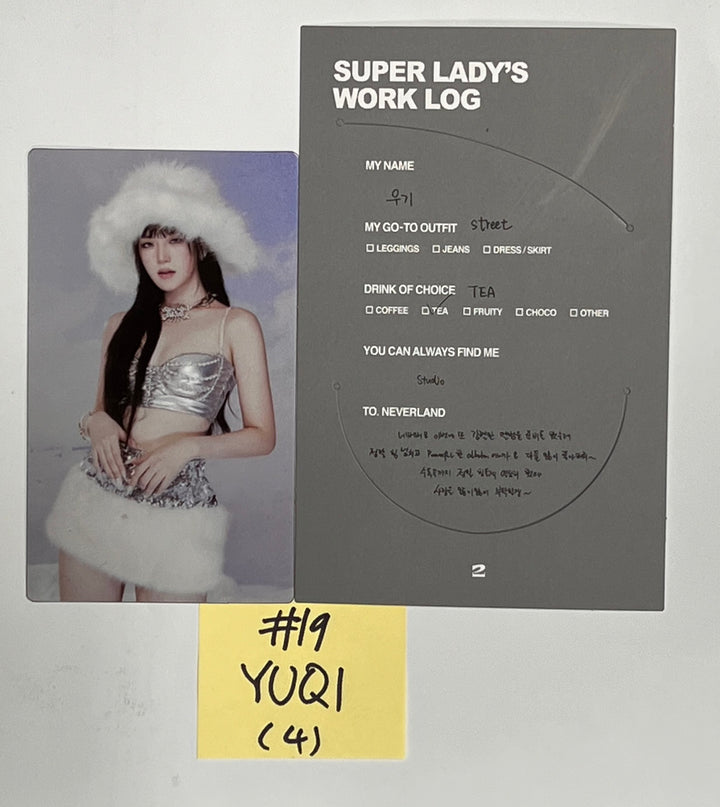 (g) I-DLE "2" 2nd Full Album - Official Photocard, Film Photocard &amp; Message Card [24.1.30] - HALLYUSUPERSTORE