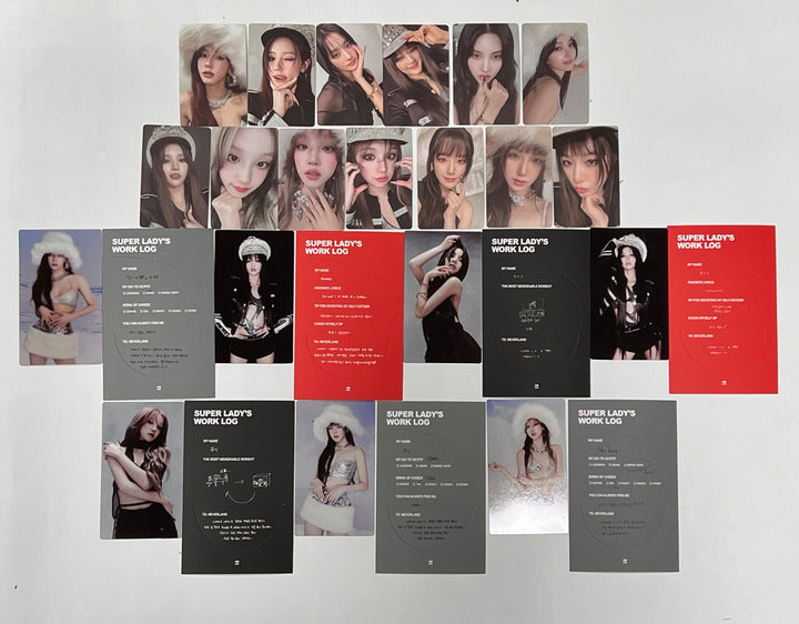 (g) I-DLE "2" 2nd Full Album - Official Photocard, Film Photocard &amp; Message Card [24.1.30] - HALLYUSUPERSTORE