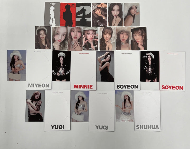 (g) I-DLE "2" 2nd Full Album - Official Photocard, Film Photocard &amp; Message Card [24.1.30] - HALLYUSUPERSTORE