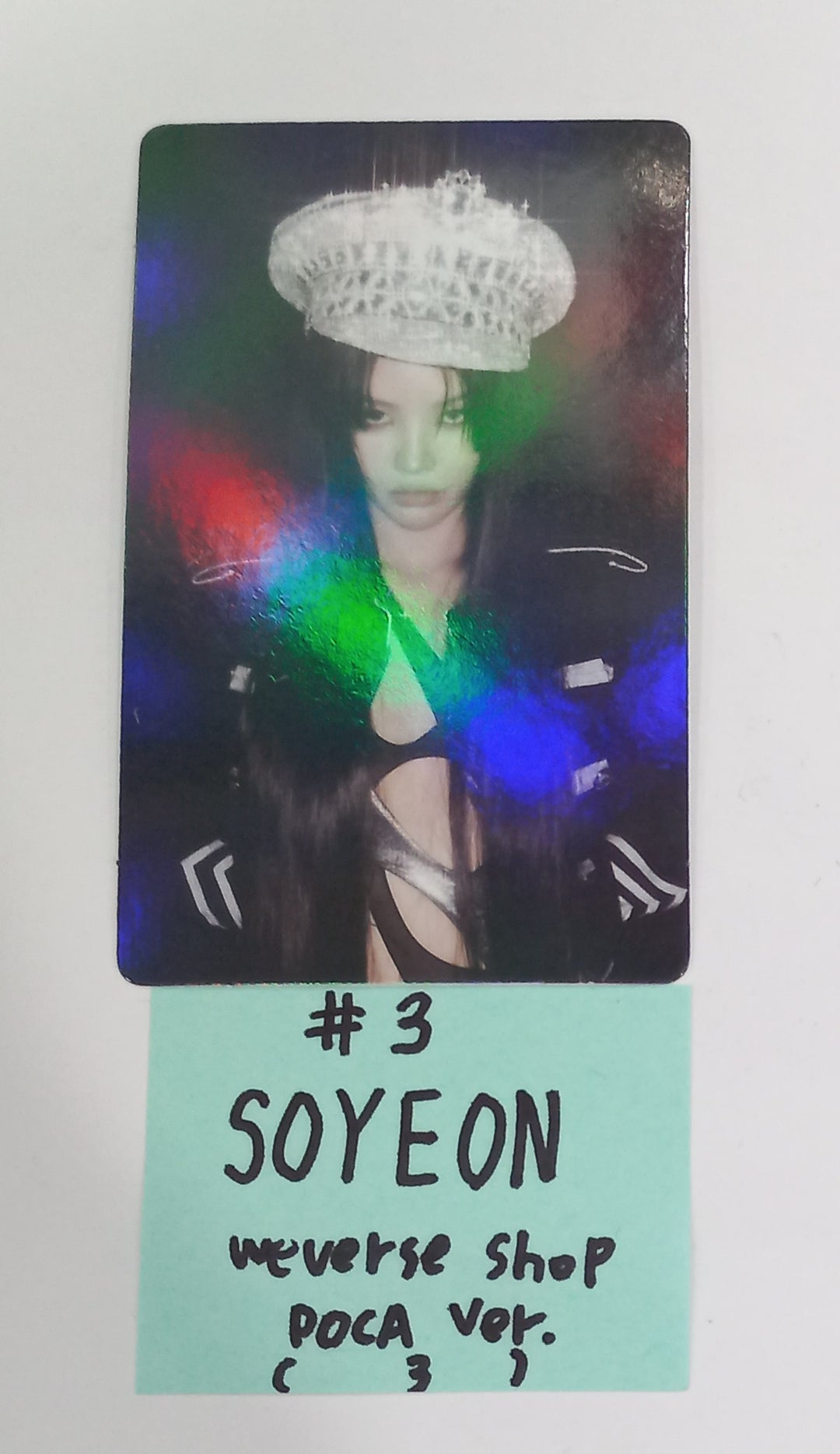 (g) I-DLE "2" 2nd Full Album - Weverse Shop Pre-Order Benefit Hologram Photocard [Poca Album Ver.] [24.1.31] - HALLYUSUPERSTORE