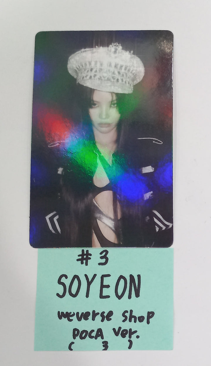 (g) I-DLE "2" 2nd Full Album - Weverse Shop Pre-Order Benefit Hologram Photocard [Poca Album Ver.] [24.1.31] - HALLYUSUPERSTORE