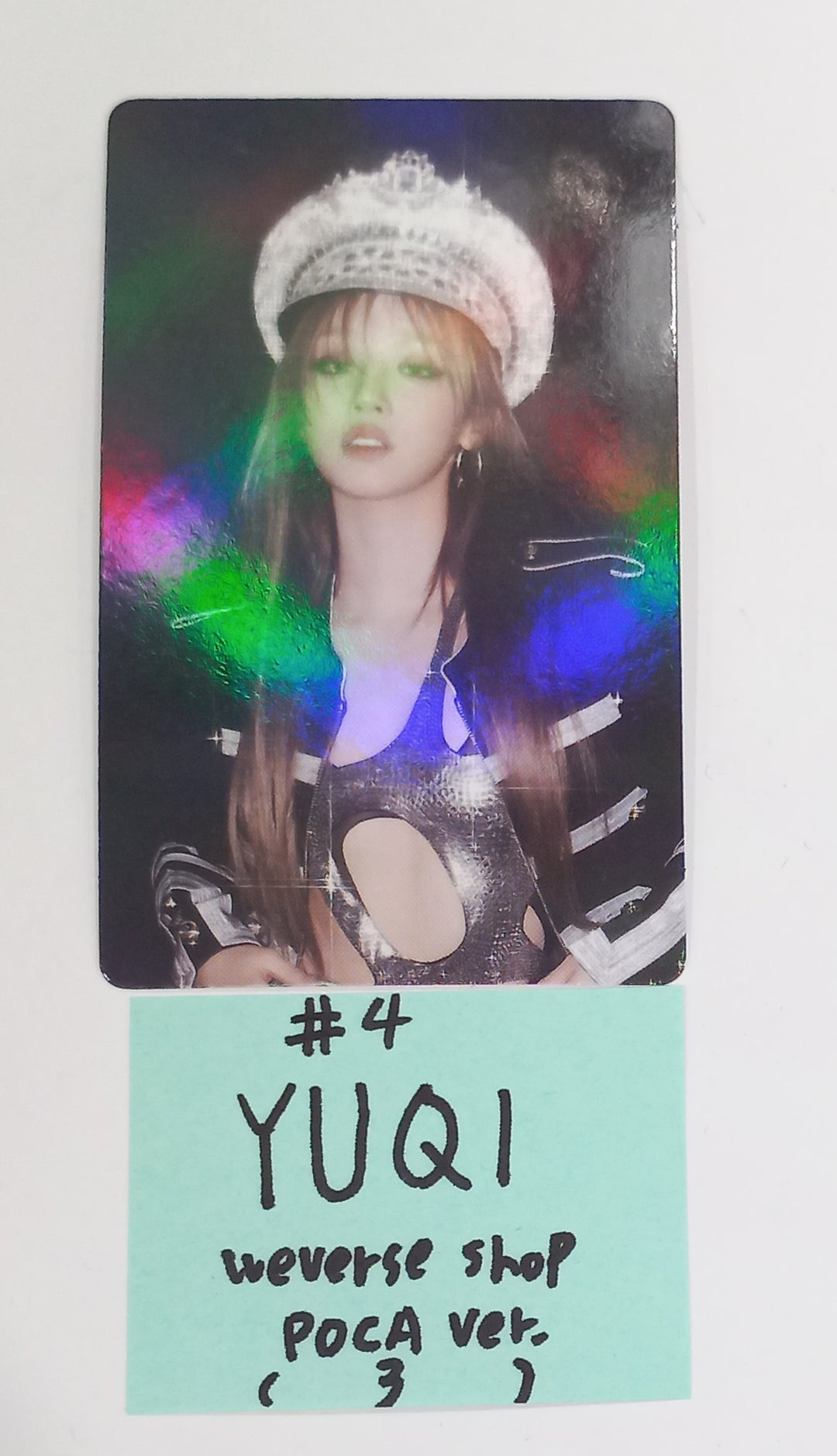 (g) I-DLE "2" 2nd Full Album - Weverse Shop Pre-Order Benefit Hologram Photocard [Poca Album Ver.] [24.1.31] - HALLYUSUPERSTORE