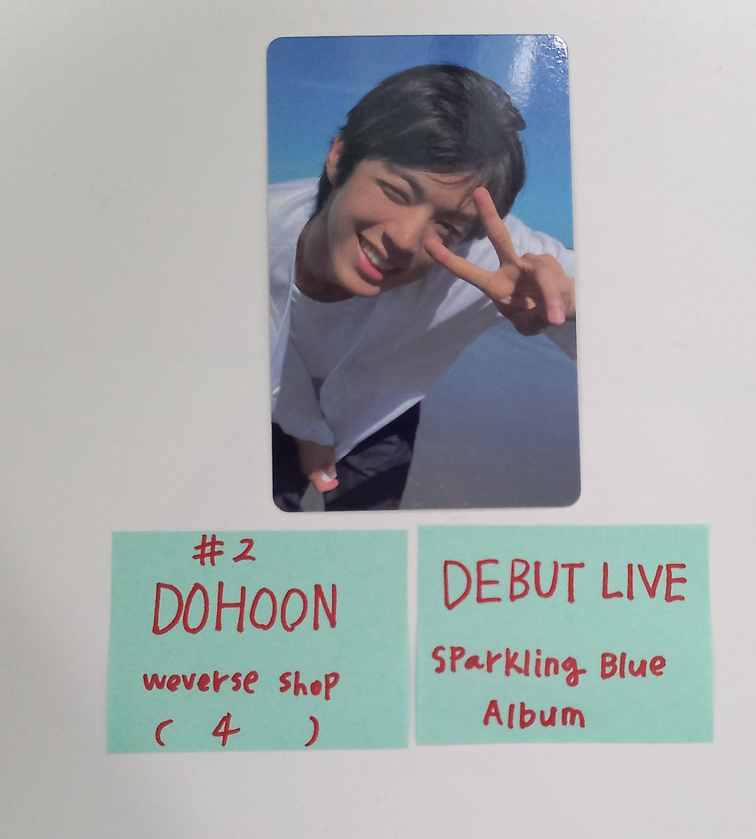 TWS "Sparkling Blue" 1st Mini - Weverse Shop Debut Live Event Photocard [24.1.31] - HALLYUSUPERSTORE