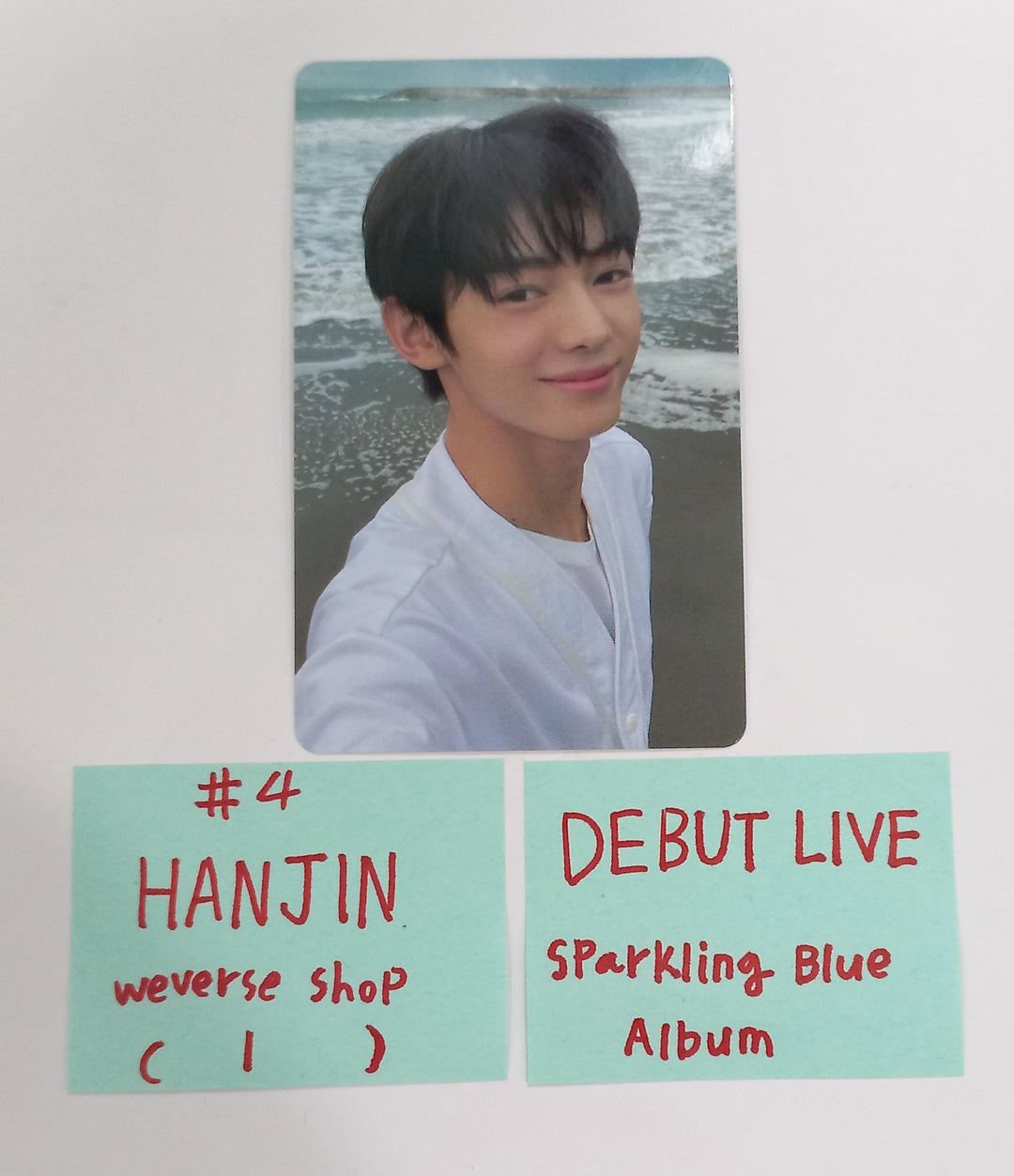 TWS "Sparkling Blue" 1st Mini - Weverse Shop Debut Live Event Photocard [24.1.31] - HALLYUSUPERSTORE