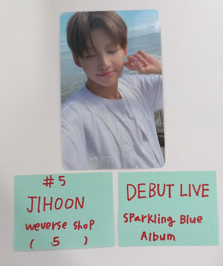TWS "Sparkling Blue" 1st Mini - Weverse Shop Debut Live Event Photocard [24.1.31] - HALLYUSUPERSTORE