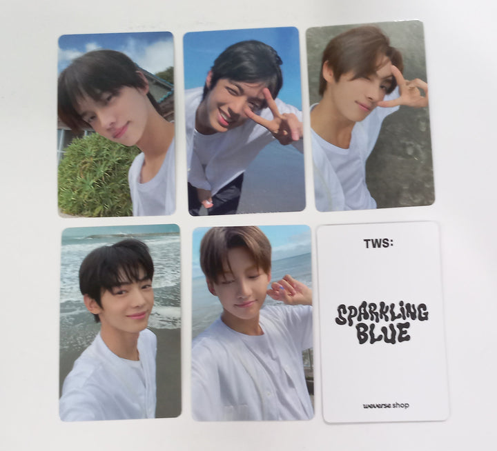 TWS "Sparkling Blue" 1st Mini - Weverse Shop Debut Live Event Photocard [24.1.31] - HALLYUSUPERSTORE