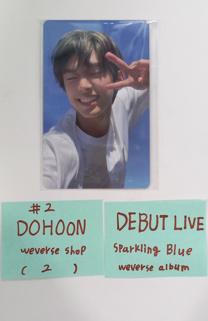 TWS "Sparkling Blue" 1st Mini - Weverse Shop Debut Live Event Photocard [Weverse Album Ver.] [24.1.31] - HALLYUSUPERSTORE