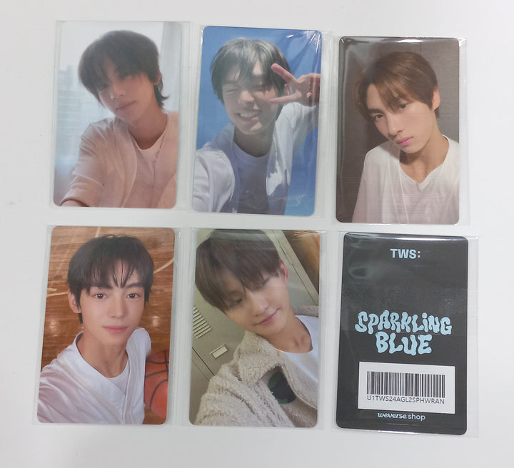 TWS "Sparkling Blue" 1st Mini - Weverse Shop Debut Live Event Photocard [Weverse Album Ver.] [24.1.31] - HALLYUSUPERSTORE