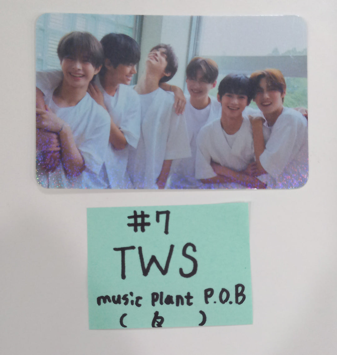 TWS "Sparkling Blue" 1st Mini - Music Plant Pre-Order Benefit Glitter Photocard [24.1.31] - HALLYUSUPERSTORE