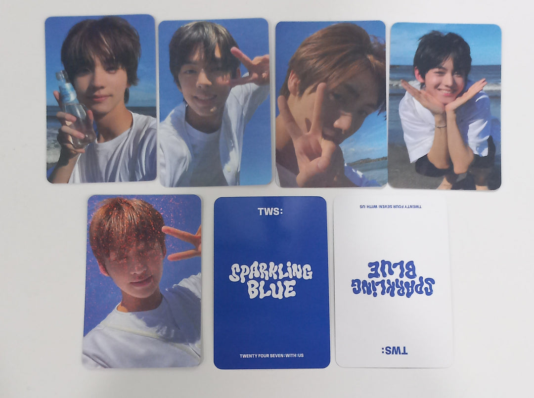 TWS "Sparkling Blue" 1st Mini - Music Plant Pre-Order Benefit Glitter Photocard [24.1.31] - HALLYUSUPERSTORE