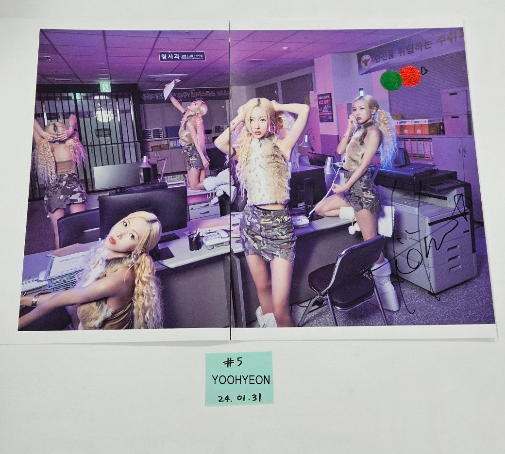 Dreamcatcher "VillainS" - A Cut Page From Fansign Event Album [24.1.31] - HALLYUSUPERSTORE