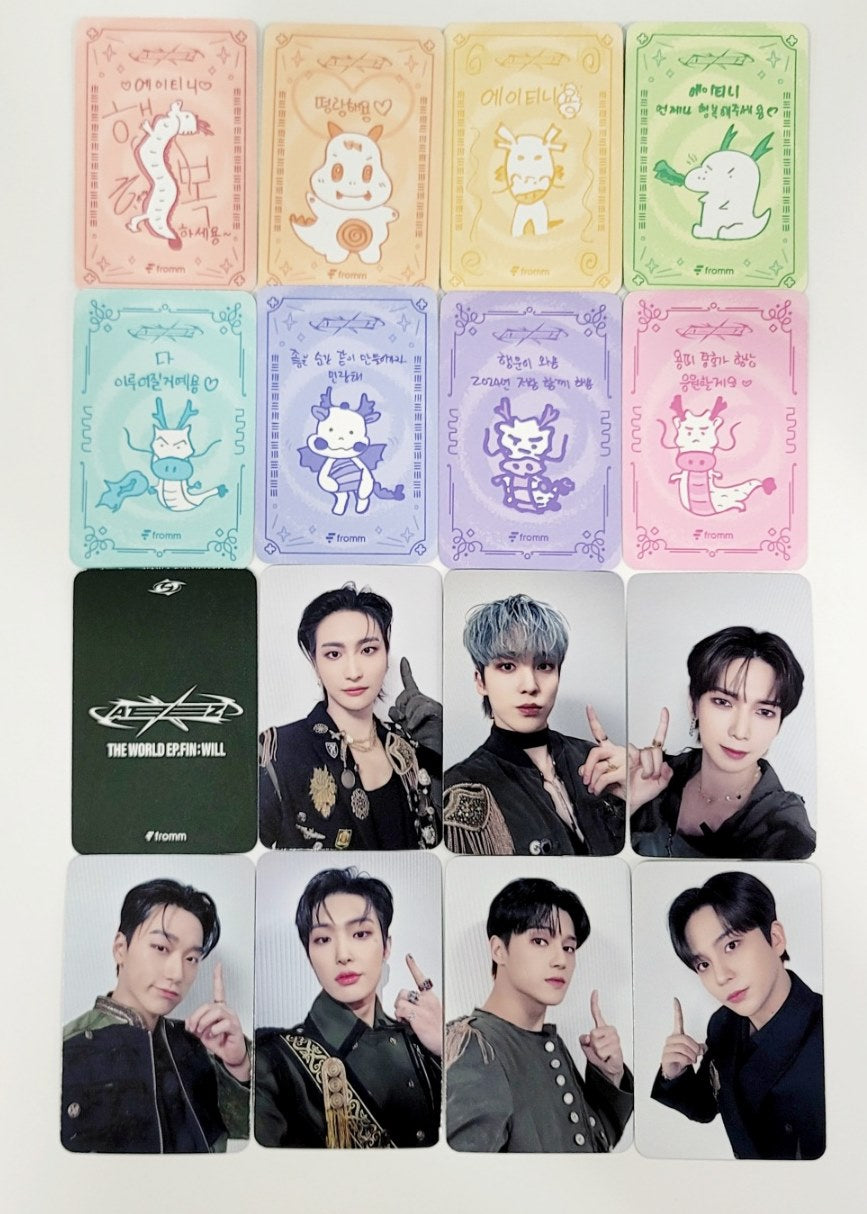 Ateez "The World Ep.Fin : Will" - Fromm Lucky Draw Event Photocard (DigiPack Ver.) [24.2.1] - HALLYUSUPERSTORE
