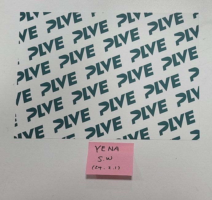 YENA "Good Morning" - Hand Autographed(Signed) Paper [24.2.1] - HALLYUSUPERSTORE