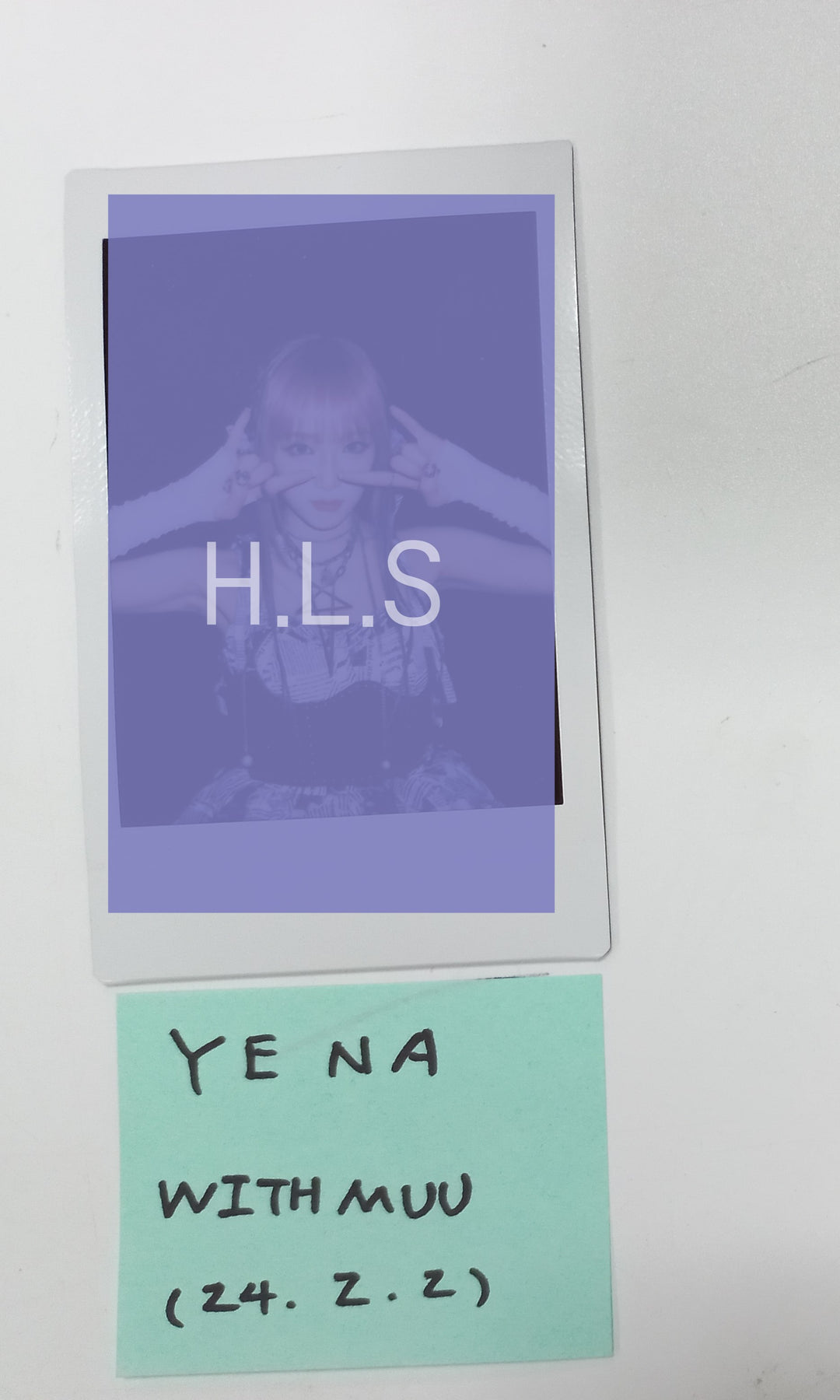 YENA "Good Morning" - Withmuu Fansign Event Polaroid (Non-Signed) [24.2.2] - HALLYUSUPERSTORE
