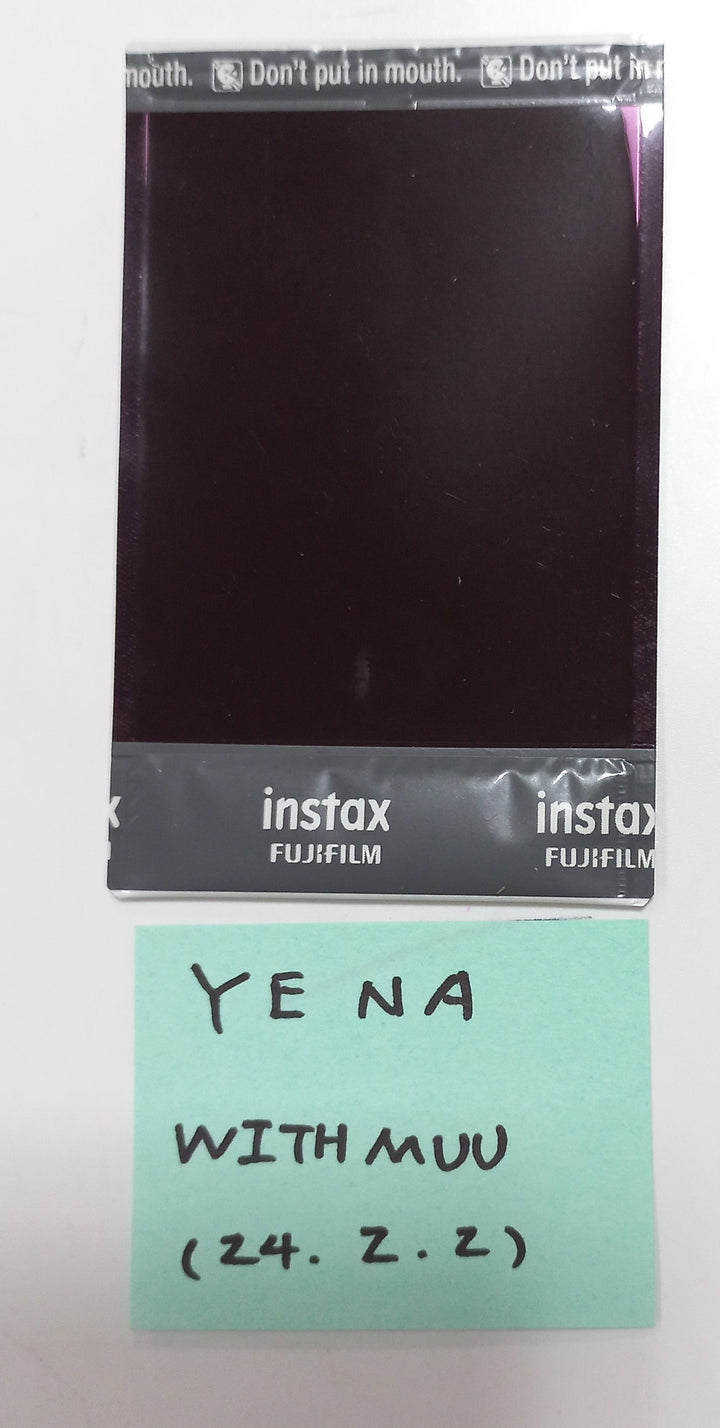 YENA "Good Morning" - Withmuu Fansign Event Polaroid (Non-Signed) [24.2.2] - HALLYUSUPERSTORE