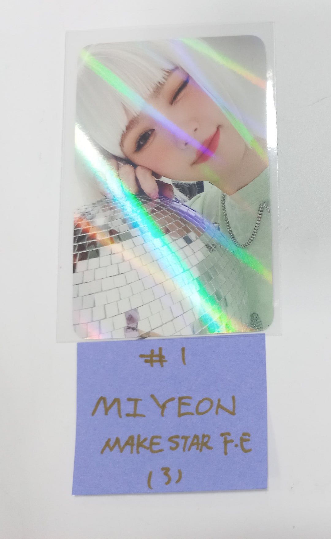 (g) I-DLE "2" 2nd Full Album - Makestar Fansign Event Photocard [24.2.2] - HALLYUSUPERSTORE