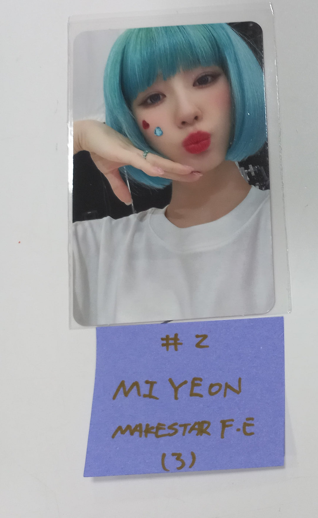 (g) I-DLE "2" 2nd Full Album - Makestar Fansign Event Photocard [24.2.2] - HALLYUSUPERSTORE