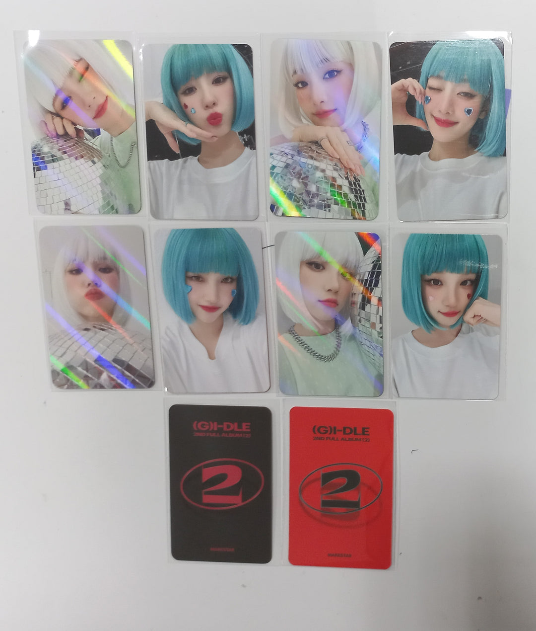 (g) I-DLE "2" 2nd Full Album - Makestar Fansign Event Photocard [24.2.2] - HALLYUSUPERSTORE