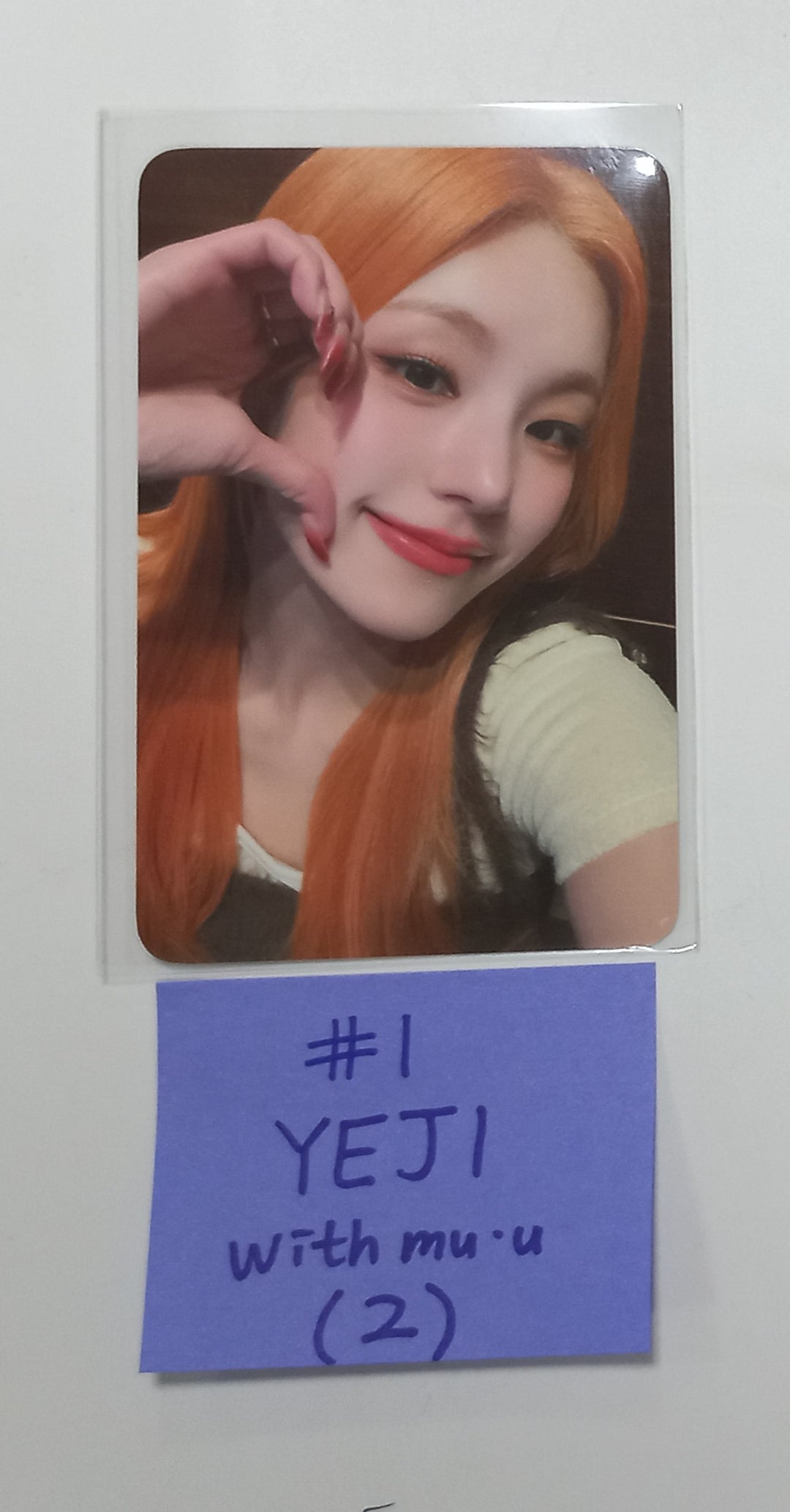 ITZY "BORN TO BE" - Withmuu Fansign Event Photocard Round 2 [24.2.2] - HALLYUSUPERSTORE
