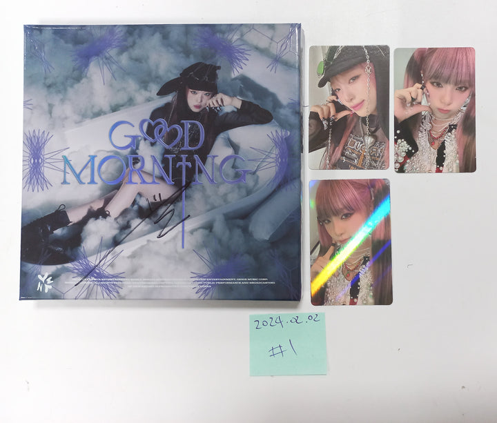 Yena "Good Morning" 3rd Mini - Hand Autographed(Signed) Album [24.2.2] - HALLYUSUPERSTORE