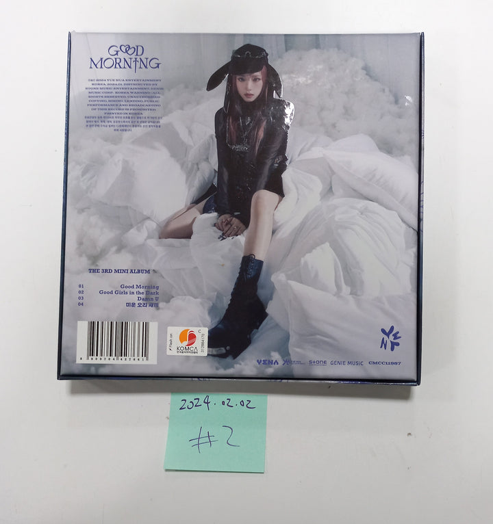 Yena "Good Morning" 3rd Mini - Hand Autographed(Signed) Album [24.2.2] - HALLYUSUPERSTORE