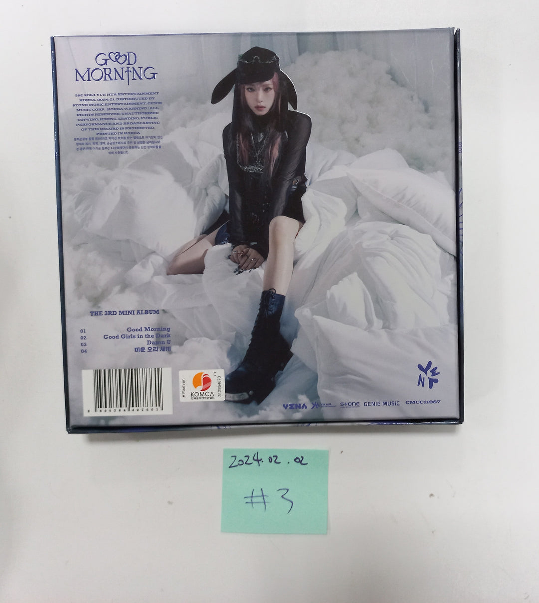 Yena "Good Morning" 3rd Mini - Hand Autographed(Signed) Album [24.2.2] - HALLYUSUPERSTORE