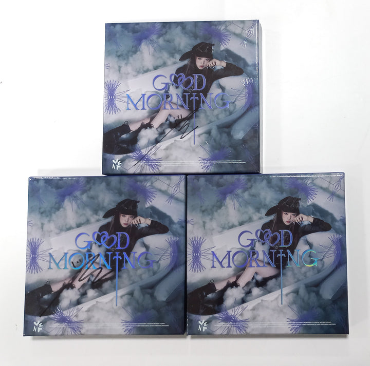 Yena "Good Morning" 3rd Mini - Hand Autographed(Signed) Album [24.2.2] - HALLYUSUPERSTORE