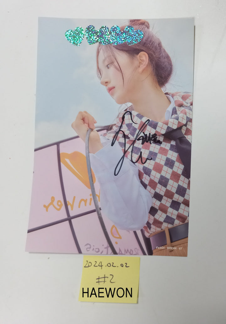 NMIXX "Fe3O4: BREAK" - A Cut Page From Fansign Event Album [24.2.2] - HALLYUSUPERSTORE