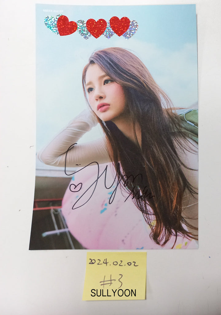 NMIXX "Fe3O4: BREAK" - A Cut Page From Fansign Event Album [24.2.2] - HALLYUSUPERSTORE