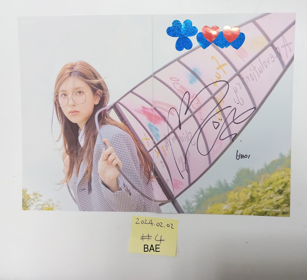 NMIXX "Fe3O4: BREAK" - A Cut Page From Fansign Event Album [24.2.2] - HALLYUSUPERSTORE