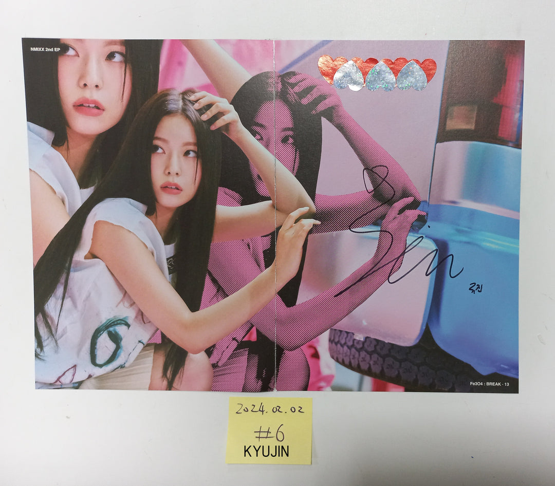 NMIXX "Fe3O4: BREAK" - A Cut Page From Fansign Event Album [24.2.2] - HALLYUSUPERSTORE