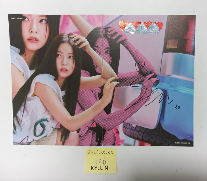 NMIXX "Fe3O4: BREAK" - A Cut Page From Fansign Event Album [24.2.2] - HALLYUSUPERSTORE